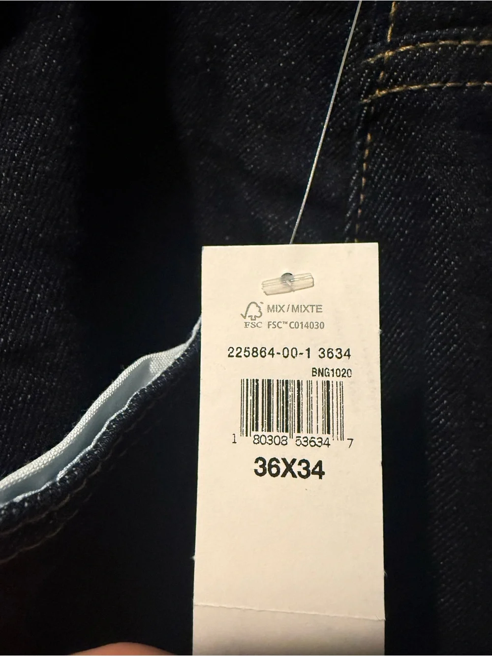 GAP Men's Dark Indigo Athletic Taper Jeans